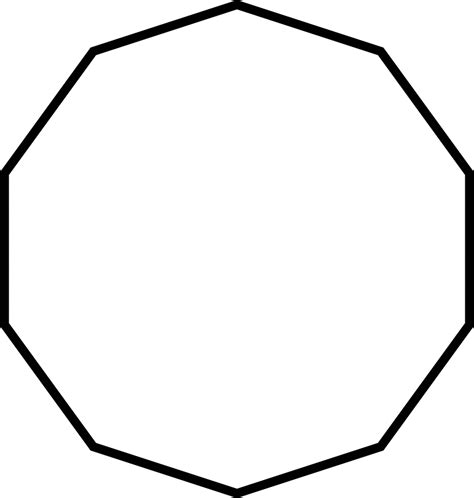 View 10 Sided Polygon Png Area