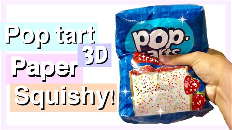 How To Make A Pop Tart D Paper Squishy Youtube