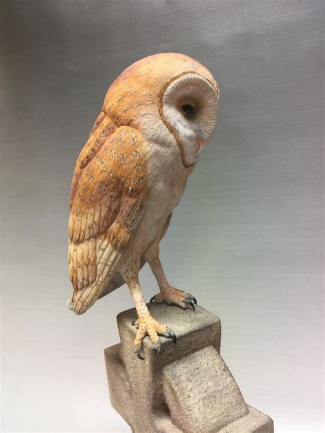 Blodeuwedd Barn Owl Woodcarving Obsessed With Owls Woodcarving Studio