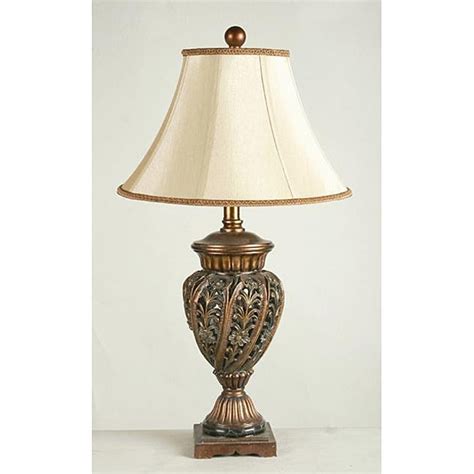 Shop Antique Copper Pierced Urn Table Lamp Free Shipping Today