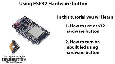 Esp32 Tutorial Ch3 Using Esp32 Boot Button As Button Input Youtube