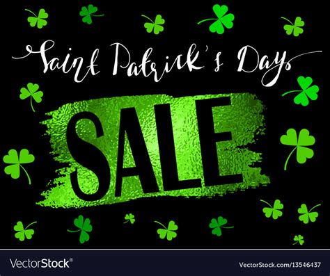 St Patrick S Day Sale Banner Royalty Free Vector Image