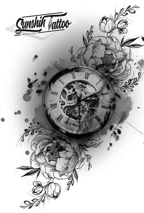 Pin By Martin On Tatuaje Reloj De Bolsillo Watch Tattoo Design Clock