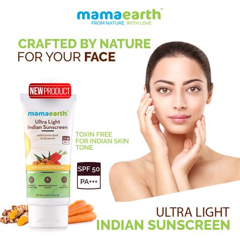 Use Mamaearths Ultra Light Indian Sunscreen With SPF And The