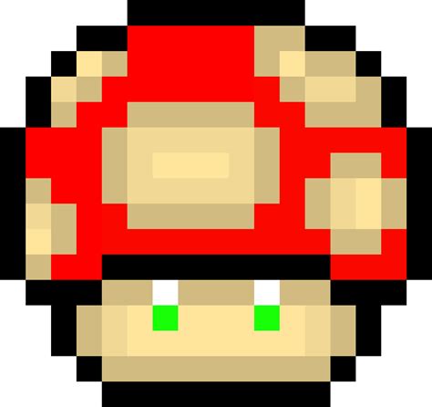 Transparent Mario Mushroom Png Pixel Art Super Mario Clipart Clipart