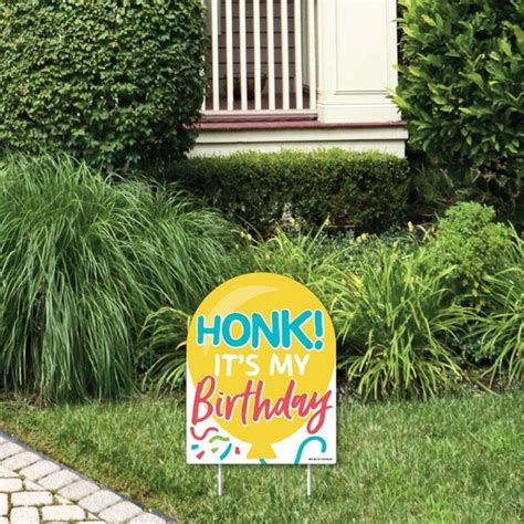 Honk Its My Birthday Outdoor Lawn Sign Birthday Party Parade Yard