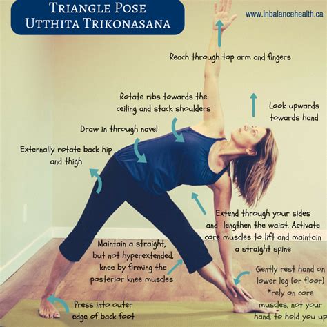 Triangle Pose Utthita Trikonasana In Balance Health