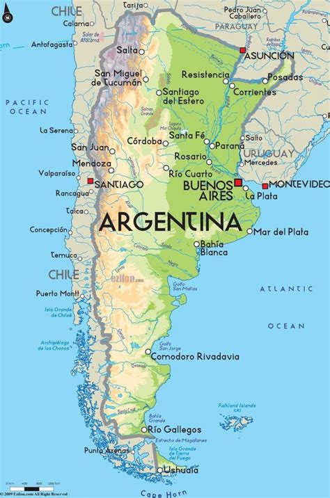 Mapas Geográficos Da Argentina