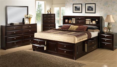 Lifestyle Todd Queen Storage Bed W Bookcase Headboard Royal