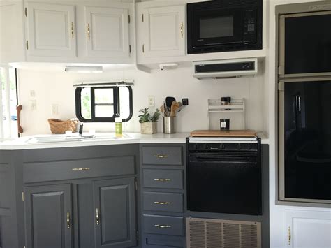 48 Smart Fifth Wheel Makeover Ideas To Consider Kitchen Cabinet