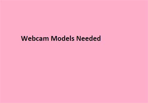 Agencies And Companies Hiring Webcam Models