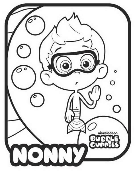 Bubble Guppy Coloring Page Meet Zooli Bubble Guppies Coloring Pages