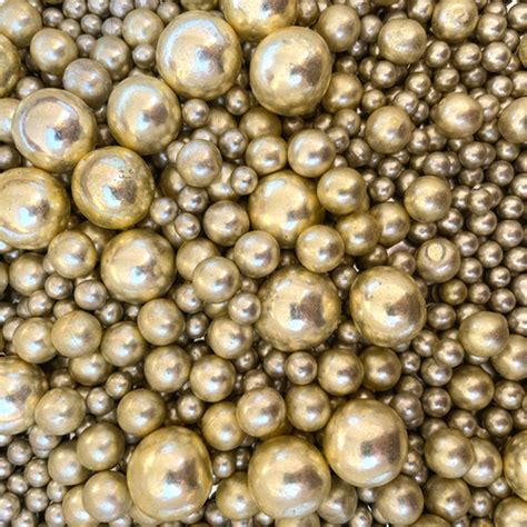 Metallic Gold Chocoballs