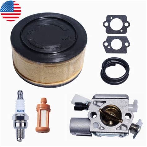 Carburetor Kit For Stihl Ms251 Ms251c Chainsaw Air Fuel Filter Line