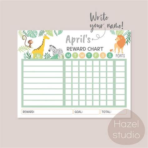 Pin On Kids Reward Chart