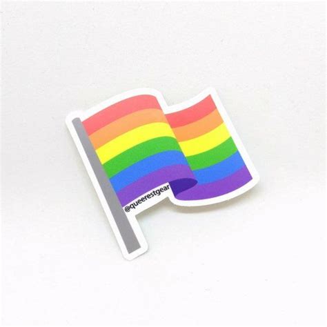 Waterproof Vinyl Decal Sexual Identity Lgbtq Pride Asexual Flag Sticker Stickers Craft Supplies