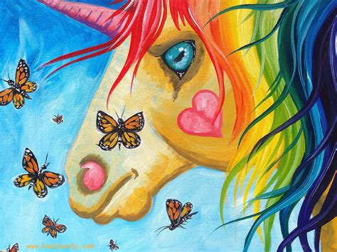 Rainbow Maned Unicorn By Cinnamon Cooney The Art Sherpa As A Fully