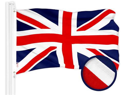 G128 Uk United Kingdom Flag 3x5 Ft Toughweave Series Stitched 300d