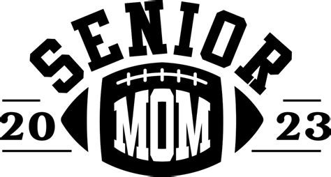 Senior Mom 2023 Svg Football Senior Mom Svg