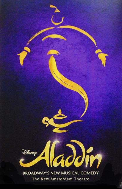Aladdin The Musical Broadway Poster Aladdin The Musical
