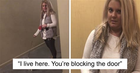 Racist Woman Blocks Black Man From Entering His Own Luxury Apartment Gets The Lesson Of A