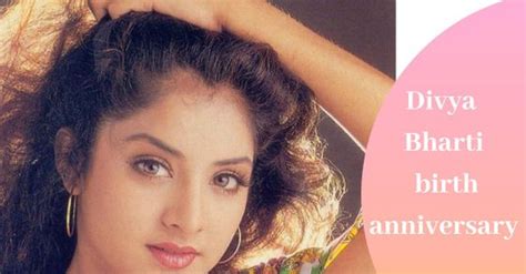 Divya Bharti Birth Anniversary Remembering The Deewana Actress Through Some Rare And Unseen Photos