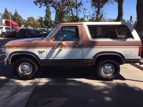 Ford Bronco Xlt 4x4 57k Miles For Sale Ford Bronco 1986 For Sale In