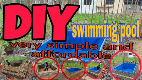 How To Make Diy Swimming Pool Affordable And Easy Youtube