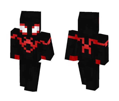 Download Ultimate Spider Man Miles Morales Minecraft Skin For Free