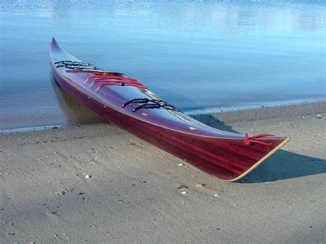 Handmade Exquisite Wooden Kayaks By Nick Schade Petrel On The Beach
