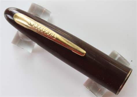 Sheaffer Admiral W16162 Brown Cap Gft 5732 Mm Long Vintage Waterman Pens