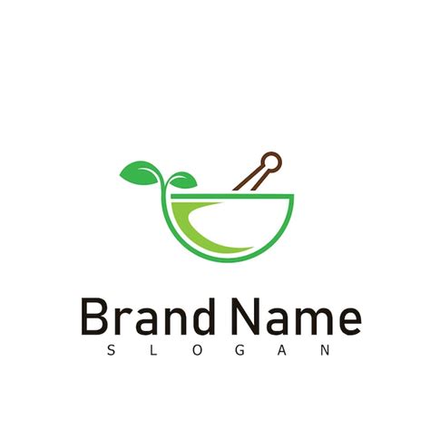 Premium Vector Herbal Herbs Medical Logo Design Symbol
