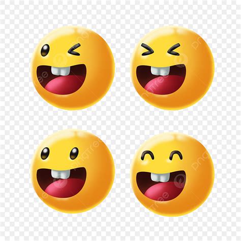 Gambar Ketawa Gembira Emoji 3d Ketawa Gembira Emoticon Png Dan Psd Untuk Muat Turun Percuma