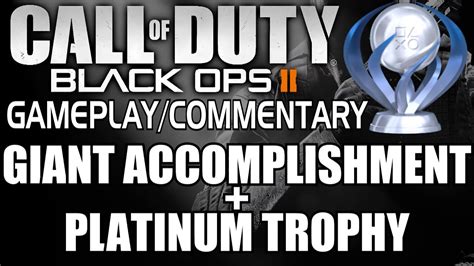 Black Ops 2 Giant Accomplishment Platinum Trophy By Tacticalfps