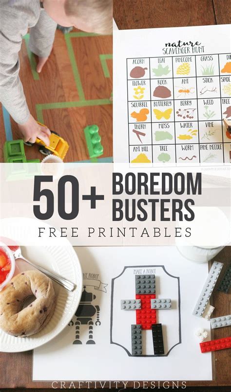 50 Boredom Buster Templates And Printables Fun Activities For Kids