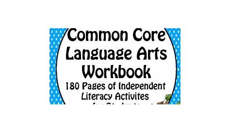 6th Grade Common Core Language Arts Workbook - Independent literacy