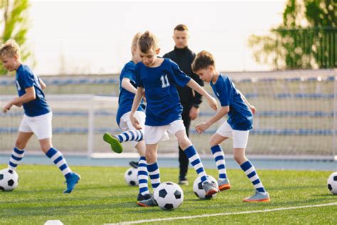 Kids Soccer Coach Photos Stock Photos Pictures And Royalty Free Images