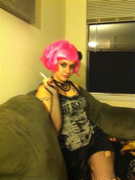 Pink Haired Goth Pixie Sorry Its Kinda Blurry Style Halloween Costumes Pixie