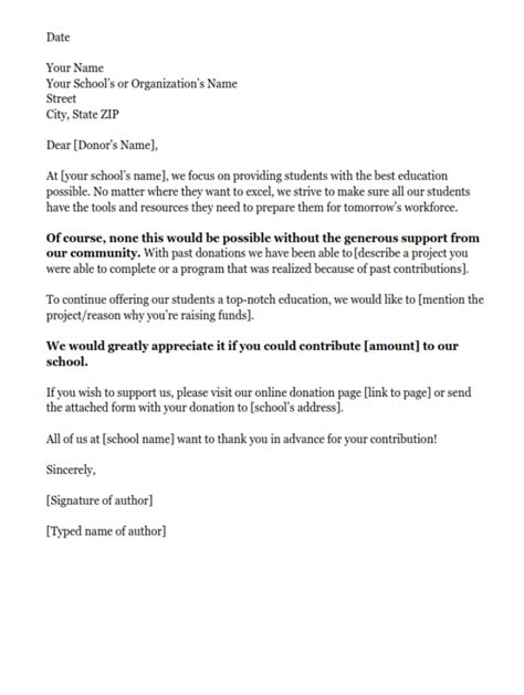 Whether you are crafting an email to potential donors, a social media post, an invitation, or the donation page for your website, your wording impacts the outcome. Sample Letter Asking For Financial Assistance For Education