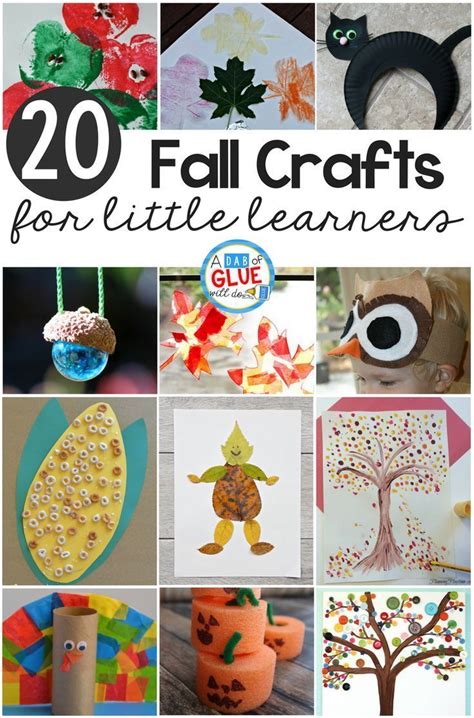 Fall Crafts For Little Learners Fall Crafts Autumn Activities For