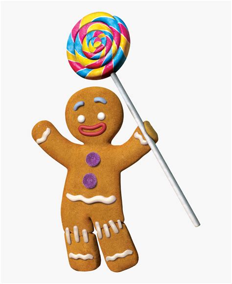 Gingerbread Man Gingy Shrek Transparent Png 352x541 Free Download
