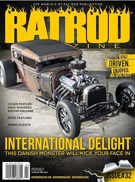 Issue 32 Ratrod Rat Rod Rat Rod Magazine International Delights