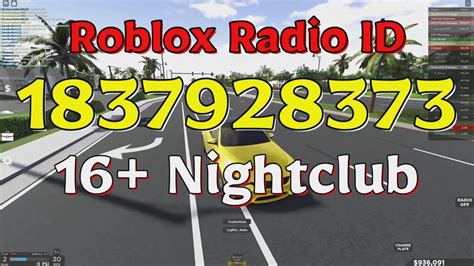 Nightclub Roblox Radio Codesids