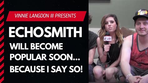 Vinnie Langdon Echosmith Are Cool Kids Interview Youtube