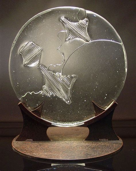 Cast Glass Circle By Dierk Van Keppel Art Glass Sculpture Artful Home Cast Glass Fused