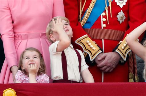 Of Course Prince George And Princess Charlotte Steal The Show At The Trooping The Colour
