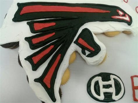 Atl Falcons Cupcake Cake Bunny Cakes Pinterest Atlanta Falcons