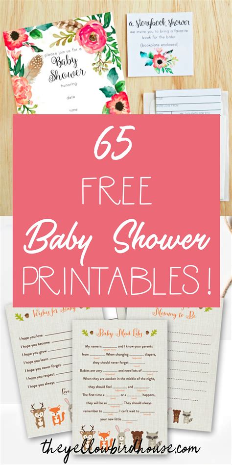 Free Printable Baby Shower Templates