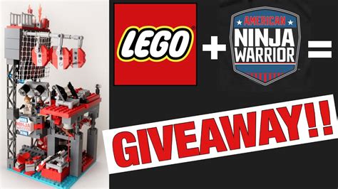 Lego Giveaway American Ninja Warrior Lego Set Youtube