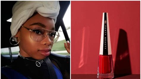 rihanna s fenty beauty responds to fan who says her lips are too big for red lipstick teen vogue
